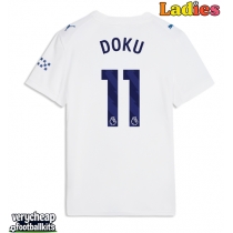 Manchester City Jeremy Doku #11 Replica Third Shirt Ladies 2026-27 Short Sleeve